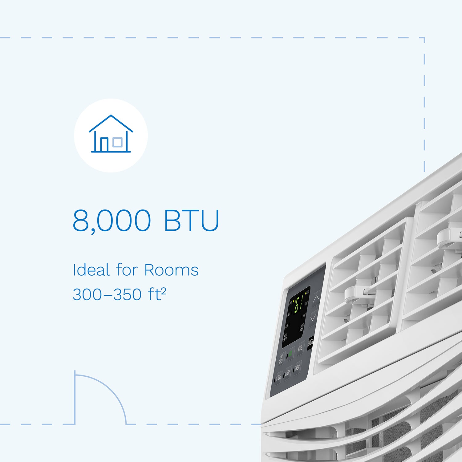 Window Air Conditioner - 8,000 BTU