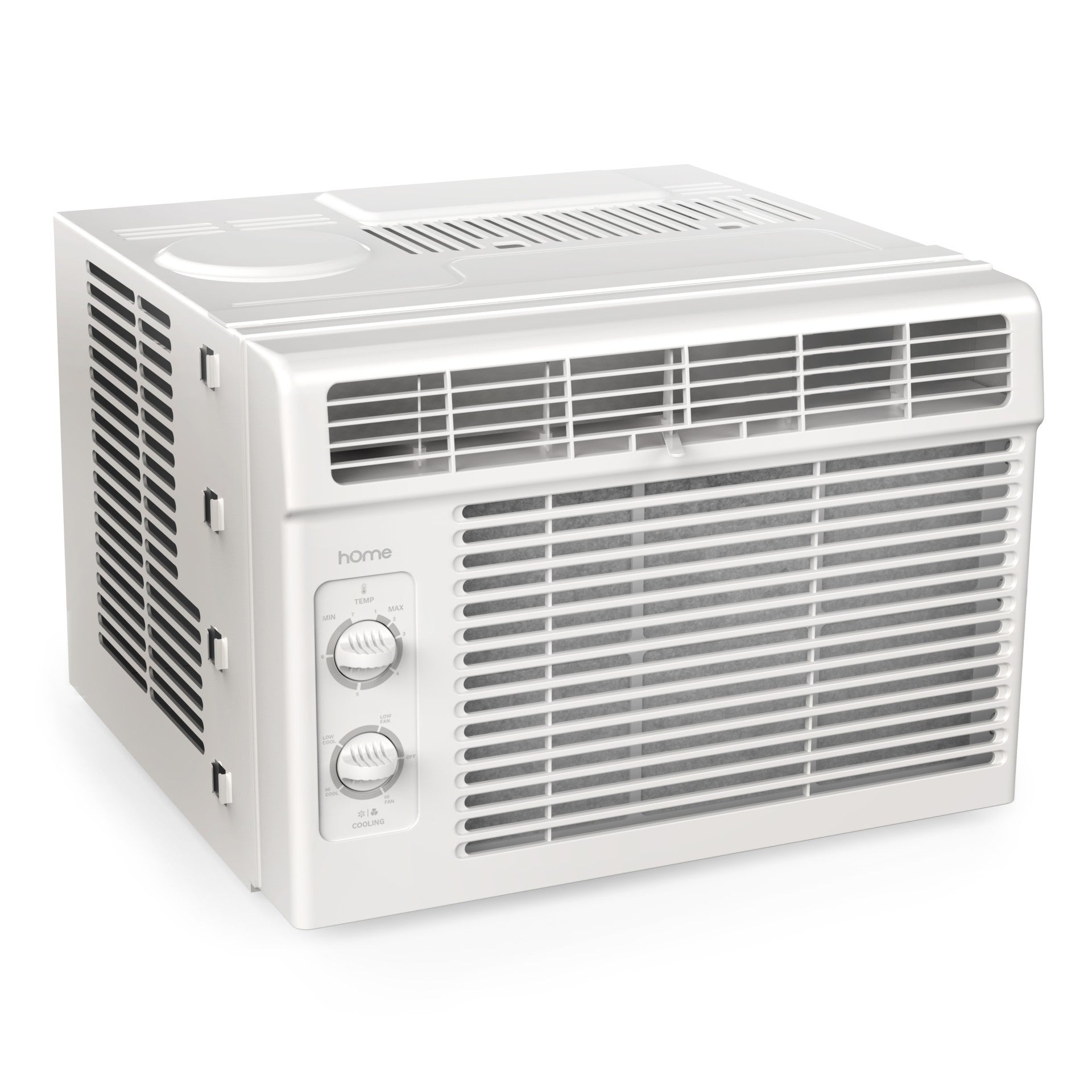 Window air conditioner with full view
