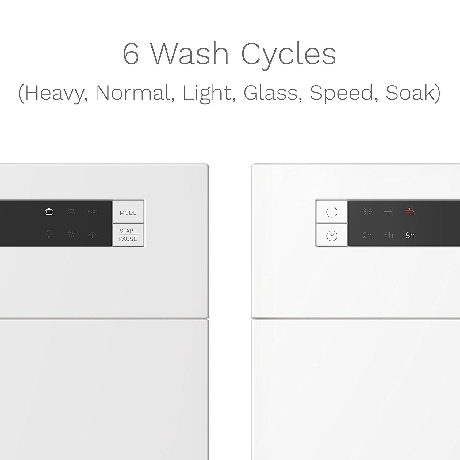 With 6 wash cycles 