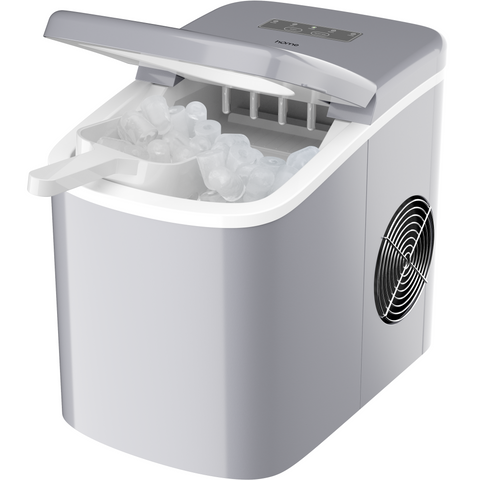 LHRIVER Countertop Ice Maker Portable Ice Machine with Handle