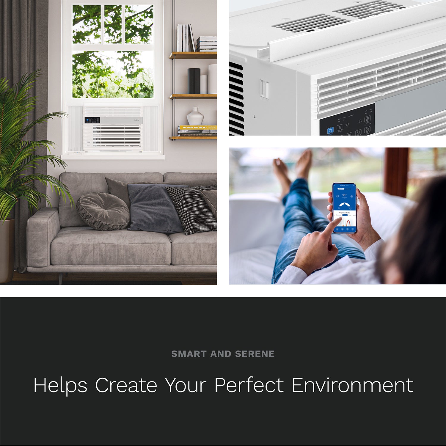 10,000 BTU Wi-Fi Energy Efficient Window Air Conditioner
